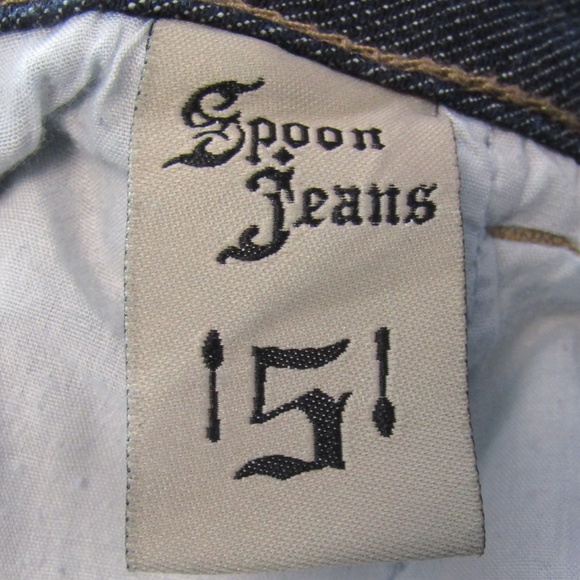 spoon Jeans Spoon Jeans Dark Wash Cuffed Flare Size Juniors 5